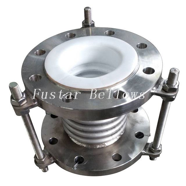 4 "(DN100 мм) -190 мм ANSI150 # фланцевый SS304 металлический сильфон ПТФЭ Компенсатор